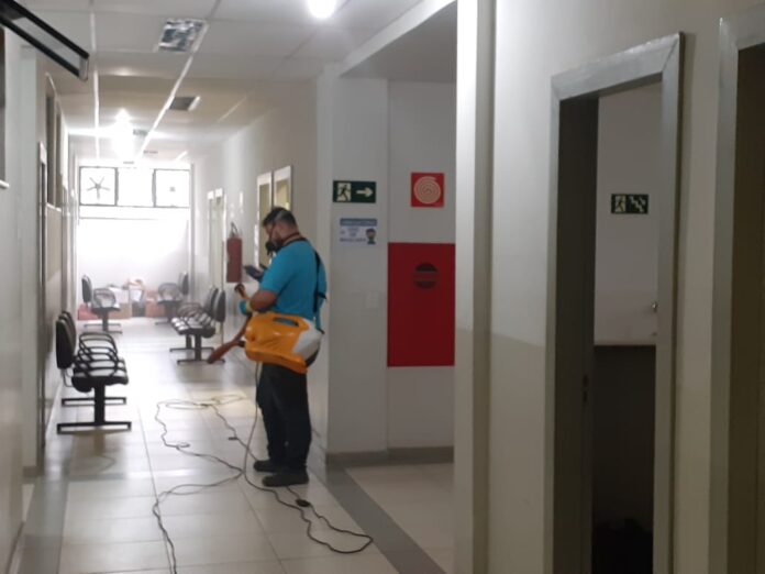 Acqua Dedetizadora faz sanitização na Delegacia de Polícia Civil de Teófilo Otoni