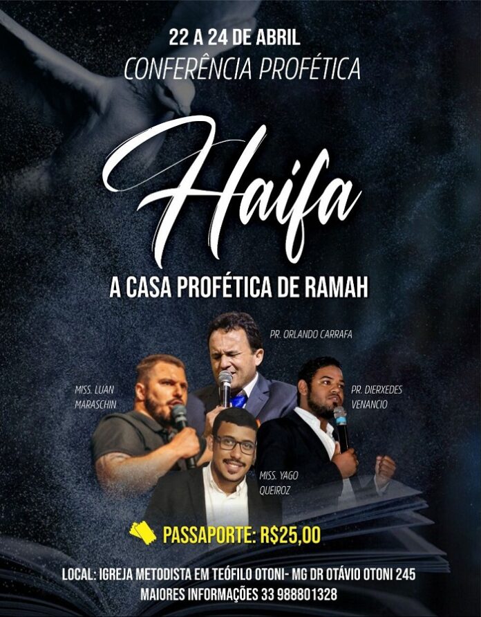 Igreja Metodista Central realiza Conferência Profética em Teófilo Otoni