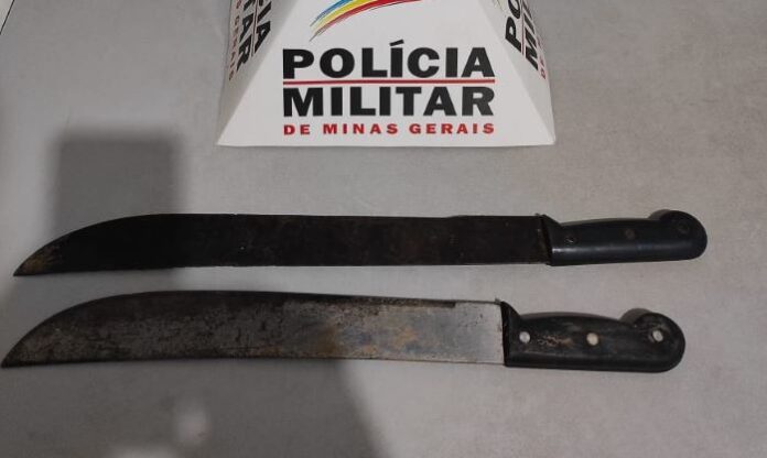 Polícia Militar prende homem após ele desferir golpes de facão na própria filha