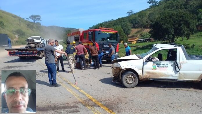 Servidor da prefeitura de Teófilo Otoni morre em grave acidente na BR 116