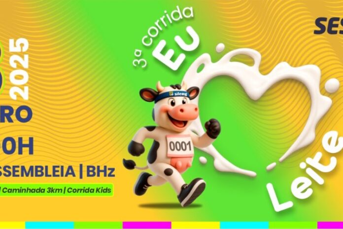 Corrida Eu Amo Leite celebrará saúde, esporte e o valor do leite