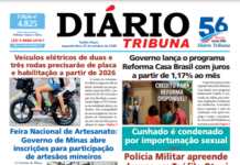 Diário Tribuna, 27 de Outubro de 2025, Teófilo Otoni – MG