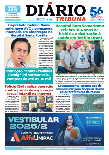 Diário Tribuna, 15 de Outubro de 2025