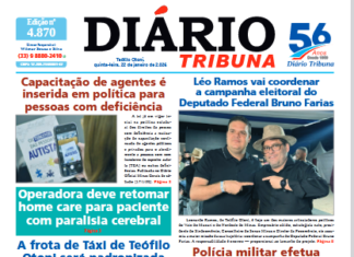 Diário Tribuna, 22 de Janeiro de 2026, Teófilo Otoni – MG
