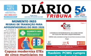 Diário Tribuna, 23 de Janeiro de 2026, Teófilo Otoni – MG