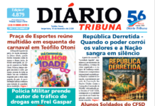 Diário Tribuna, 10 de Fevereiro de 2026, Teófilo Otoni – MG