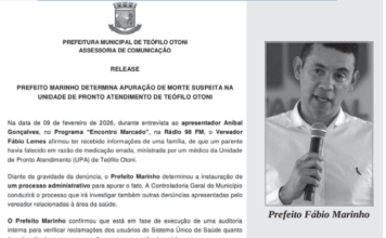 Prefeito Fábio Marinho determina apuração de morte suspeita dentro da UPA