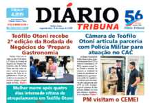 Diário Tribuna, 16 de Março de 2026, Teófilo Otoni – MG