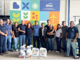 Sindcomércio realiza entrega toneladas de donativos em parceria com o Sesc Mesa Brasil após fortes chuvas na região