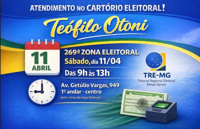 Cartório Eleitoral de Teófilo Otoni amplia atendimento para regularização do título