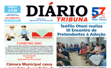 Diário Tribuna, 18 de maio de 2026, Teófilo Otoni – MG
