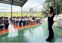 Delegacia de Tóxicos e Entorpecentes realizou palestra na Escola Estadual Salmen Bukzem, em Frei Gaspar