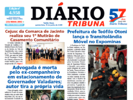 Diário Tribuna, 18 de junho de 2026, Teófilo Otoni – MG