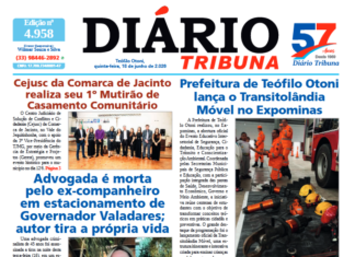 Diário Tribuna, 18 de junho de 2026, Teófilo Otoni – MG