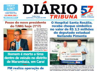 Diário Tribuna, 01 de julho de 2026, Teófilo Otoni – MG