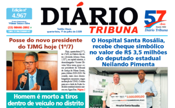 Diário Tribuna, 01 de julho de 2026, Teófilo Otoni – MG