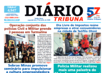Diário Tribuna, 01 de junho de 2026, Teófilo Otoni – MG