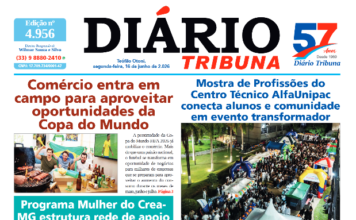 Diário Tribuna, 16 de junho de 2026, Teófilo Otoni – MG