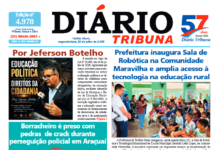 Diário Tribuna, 20 de julho de 2026, Teófilo Otoni – MG