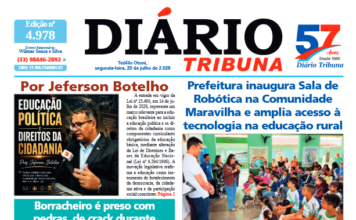 Diário Tribuna, 20 de julho de 2026, Teófilo Otoni – MG