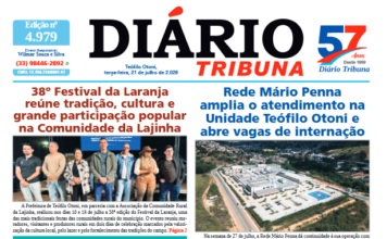 Diário Tribuna, 21 de julho de 2026, Teófilo Otoni – MG