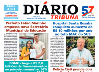 Diário Tribuna, 08 de julho de 2026, Teófilo Otoni – MG