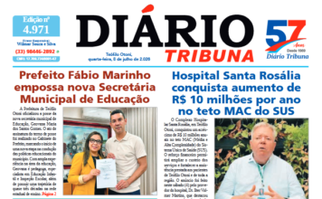 Diário Tribuna, 08 de julho de 2026, Teófilo Otoni – MG