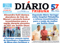 Diário Tribuna, 14 de julho de 2026, Teófilo Otoni – MG