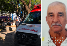Idoso morre atingido por galho de árvore na Praça Tiradentes em T. Otoni