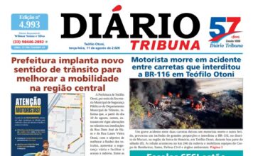 Diário Tribuna, 11 de agosto de 2026, Teófilo Otoni – MG