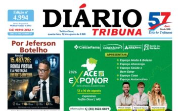 Diário Tribuna, 12 de agosto de 2026, Teófilo Otoni – MG