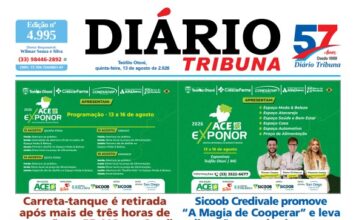Diário Tribuna, 13 de agosto de 2026, Teófilo Otoni – MG