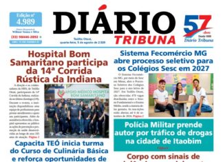 Diário Tribuna, 05 de agosto de 2026, Teófilo Otoni – MG