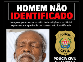 Polícia Civil tenta identificar homem encontrado inconsciente às margens da MGC-418, em Teófilo Otoni