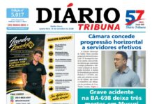 Diário Tribuna, 16 de setembro de 2026, Teófilo Otoni – MG