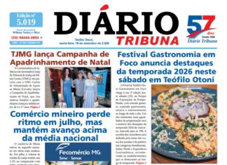 Diário Tribuna, 18 de setembro de 2026, Teófilo Otoni – MG