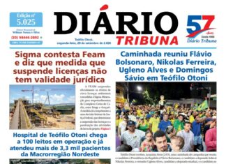 Diário Tribuna, 28 de setembro de 2026, Teófilo Otoni – MG