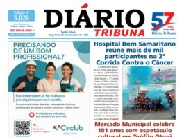 Diário Tribuna, 30 de setembro de 2026, Teófilo Otoni – MG