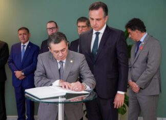 Pacheco assume cargo no TCU e afirma que diálogo institucional fortalece as instituições