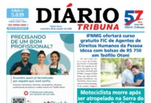 Diário Tribuna, 20 de outubro de 2026, Teófilo Otoni – MG