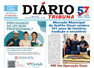 Diário Tribuna, 22 de outubro de 2026, Teófilo Otoni – MG
