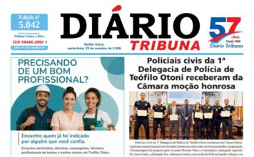 Diário Tribuna, 23 de outubro de 2026, Teófilo Otoni – MG