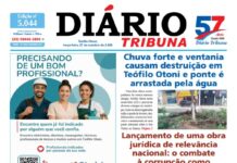 Diário Tribuna, 27 de outubro de 2026, Teófilo Otoni – MG