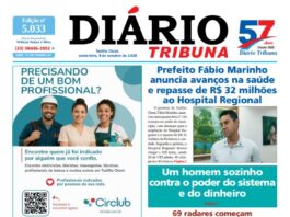 Diário Tribuna, 09 de outubro de 2026, Teófilo Otoni – MG