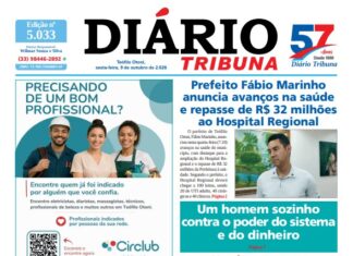 Diário Tribuna, 09 de outubro de 2026, Teófilo Otoni – MG